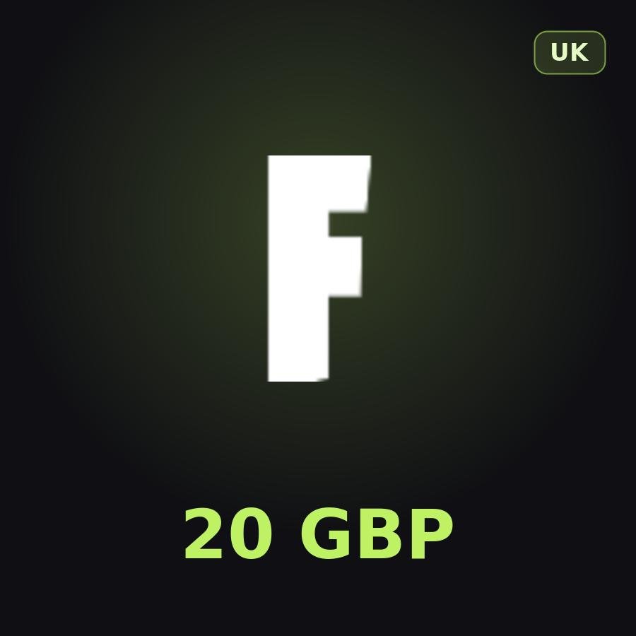 Подарочная карта Fortnite 20 GBP (Великобритания)