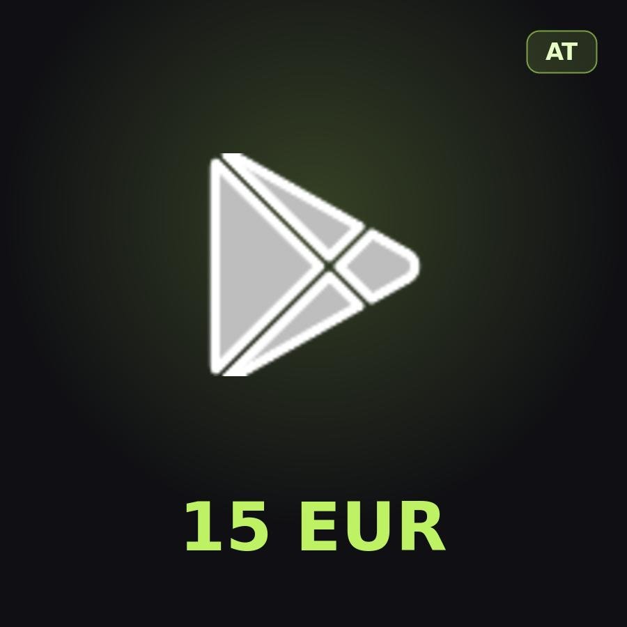 Подарочная карта Google Play 15 EUR (Австрия)