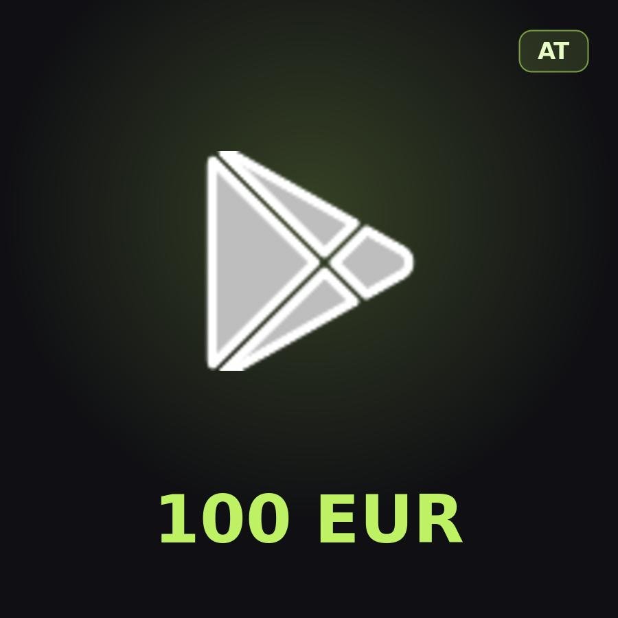 Подарочная карта Google Play 100 EUR (Австрия)