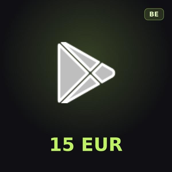 Подарочная карта Google Play 15 EUR (Бельгия)