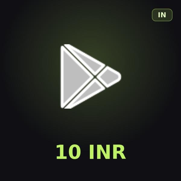 Подарочная карта Google Play 10 INR (Индия)