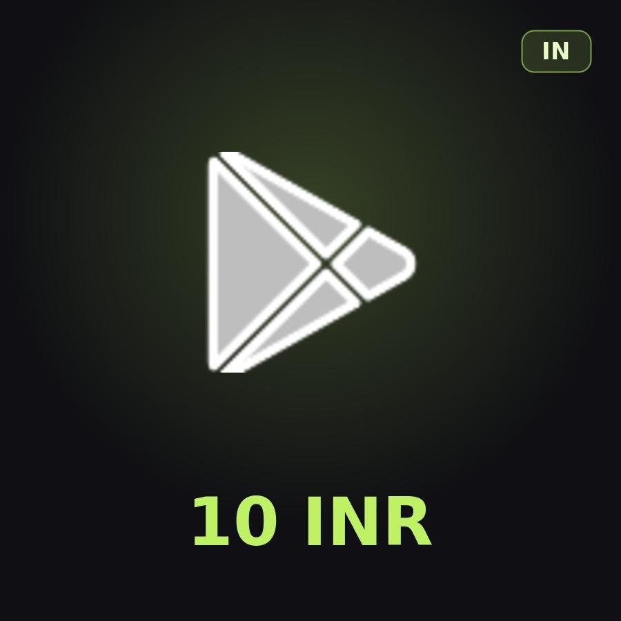 Подарочная карта Google Play 10 INR (Индия)