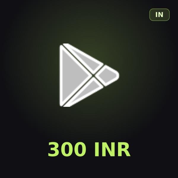 Подарочная карта Google Play 300 INR (Индия)