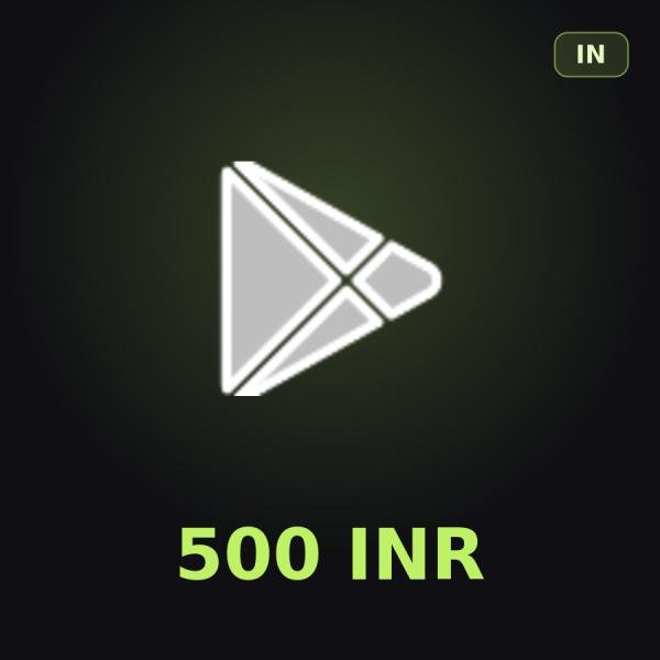 Подарочная карта Google Play 500 INR (Индия)