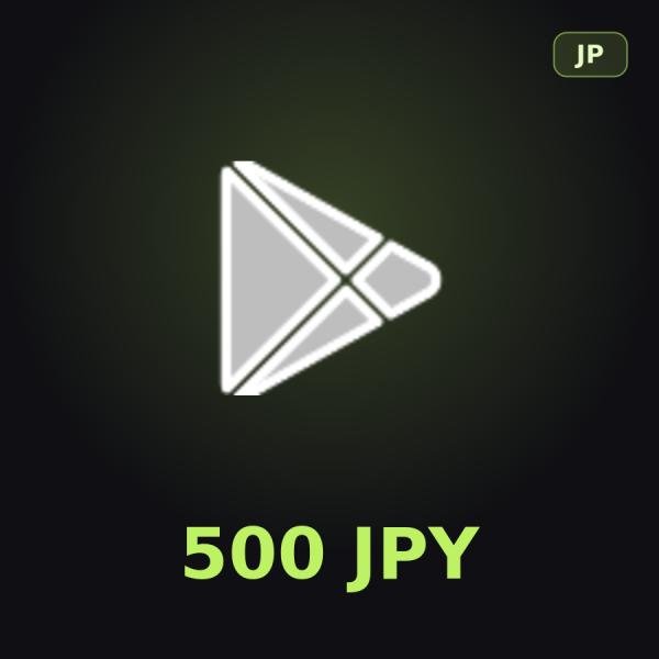 Подарочная карта Google Play 500 JPY (Япония)
