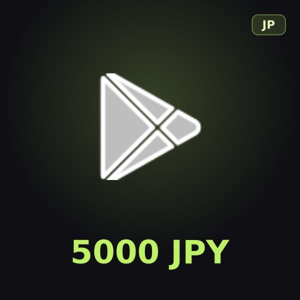 Подарочная карта Google Play 5000 JPY (Япония)