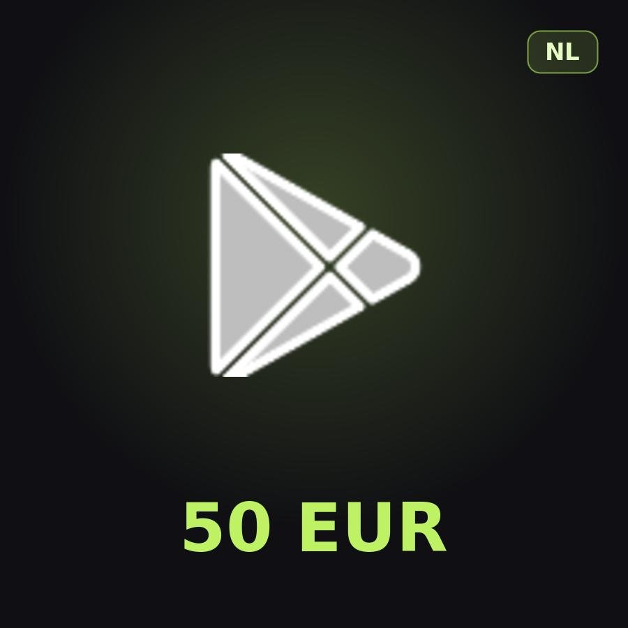 Подарочная карта Google Play 50 EUR (Нидерланды)