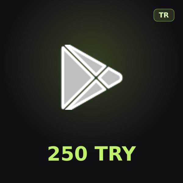 Подарочная карта Google Play 250 TRY (Турция)