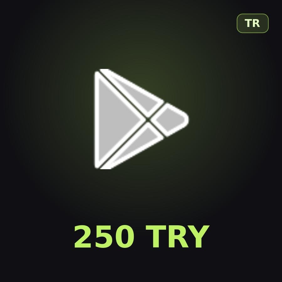 Подарочная карта Google Play 250 TRY (Турция)