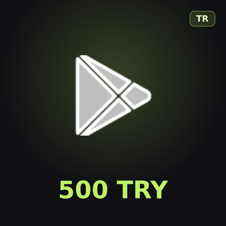 Подарочная карта Google Play 500 TRY (Турция)