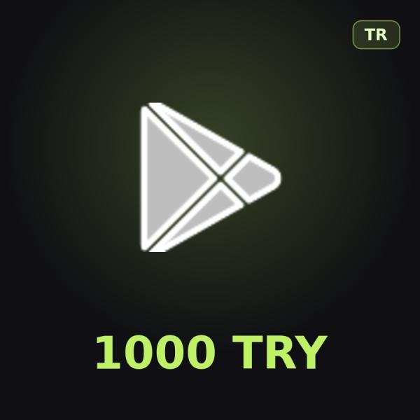 Подарочная карта Google Play 1000 TRY (Турция)
