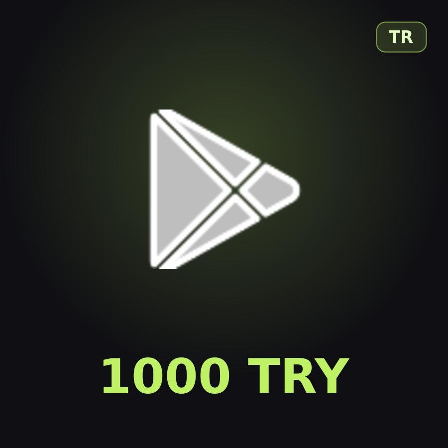 Подарочная карта Google Play 1000 TRY (Турция)