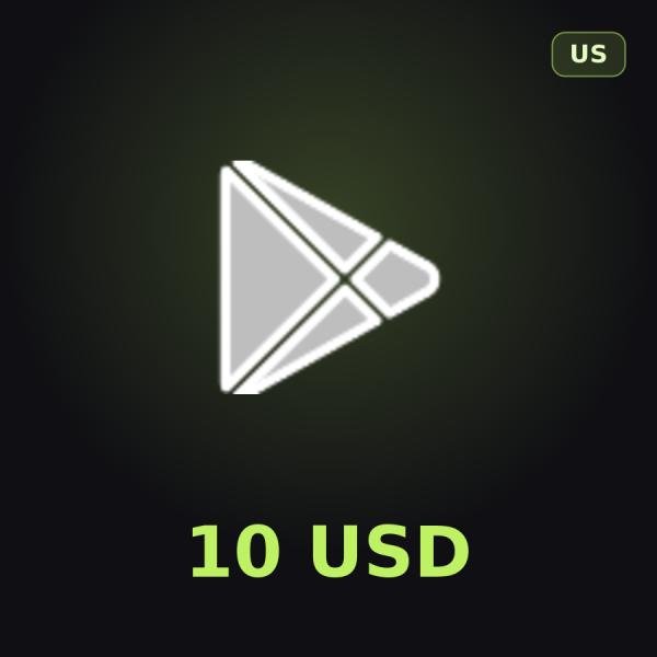 Подарочная карта Google Play 10 USD (США)