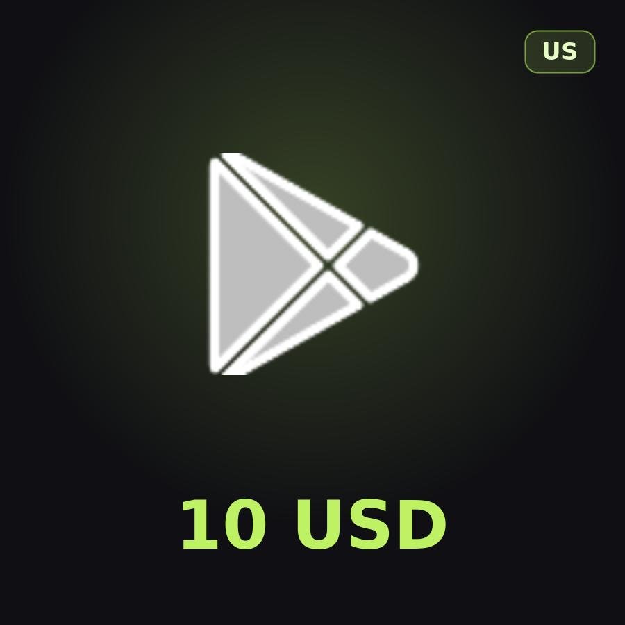 Подарочная карта Google Play 10 USD (США)