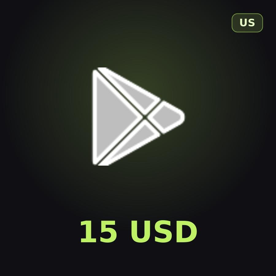 Подарочная карта Google Play 15 USD (США)
