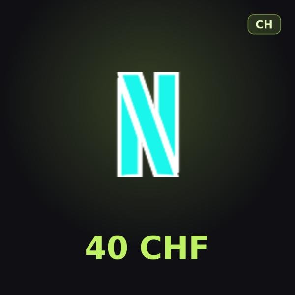Подарочная карта Netflix 40 CHF (Швейцария)