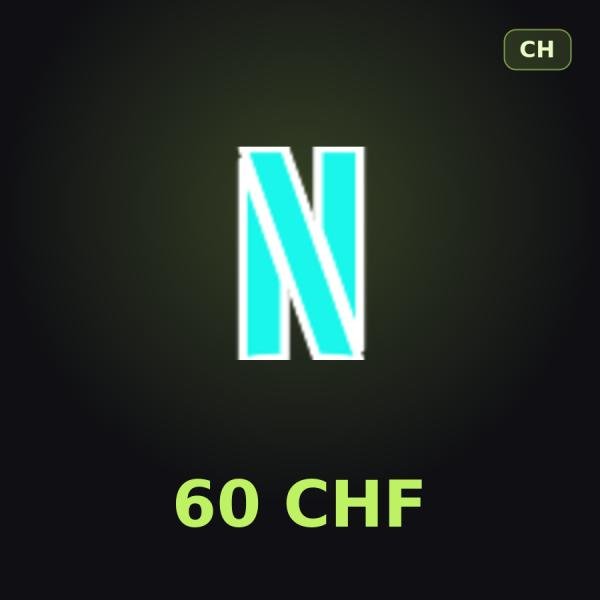 Подарочная карта Netflix 60 CHF (Швейцария)