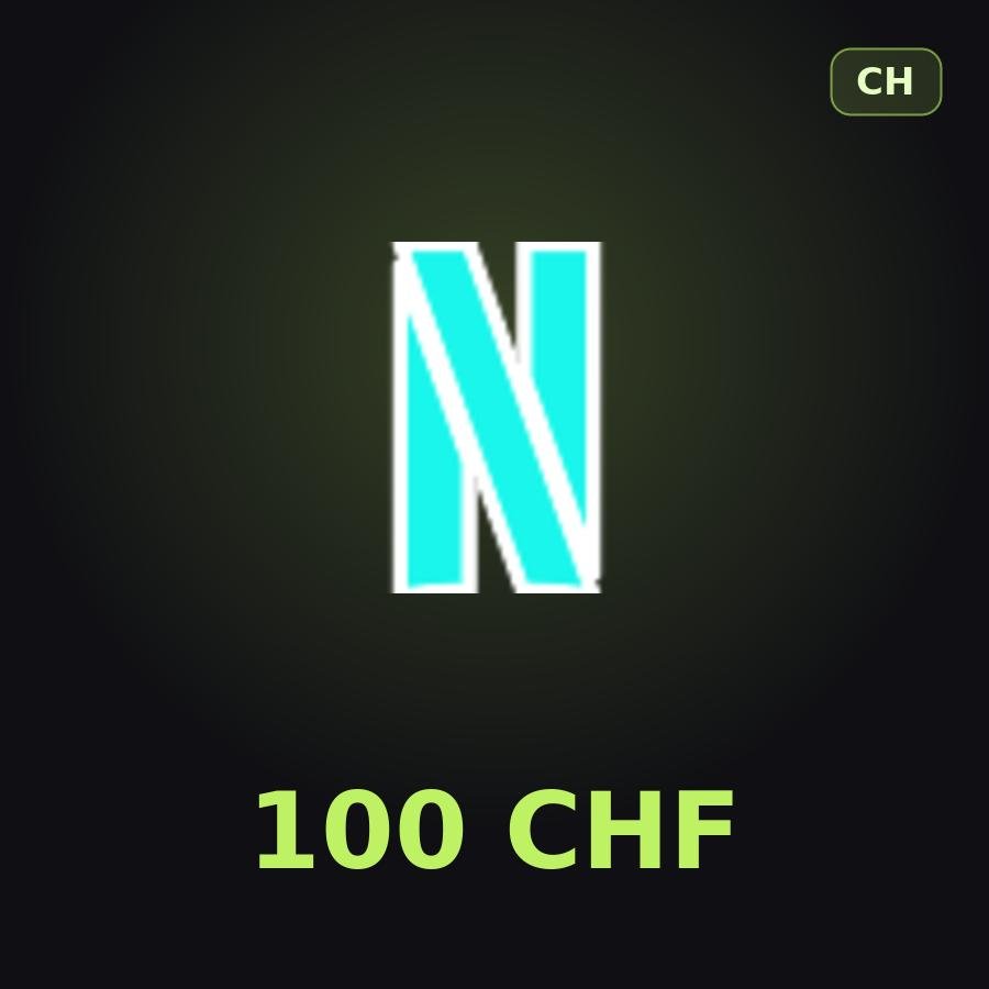 Подарочная карта Netflix 100 CHF (Швейцария)