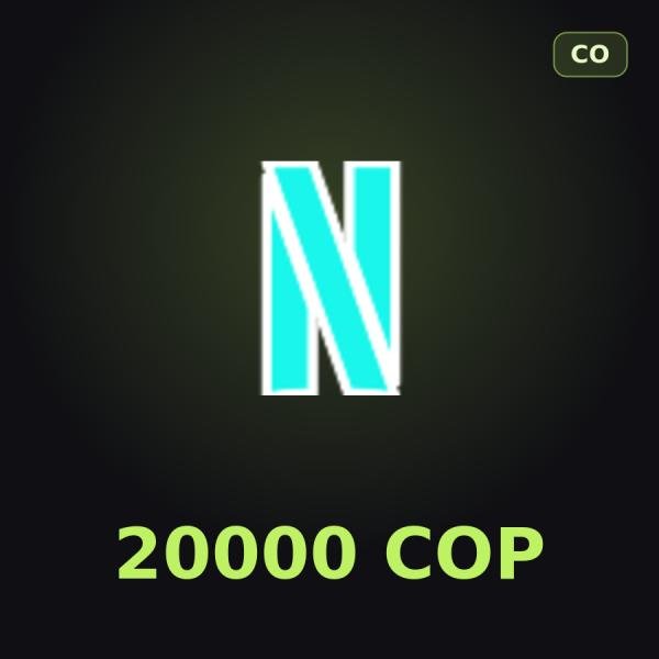 Подарочная карта Netflix 20000 COP (Колумбия)