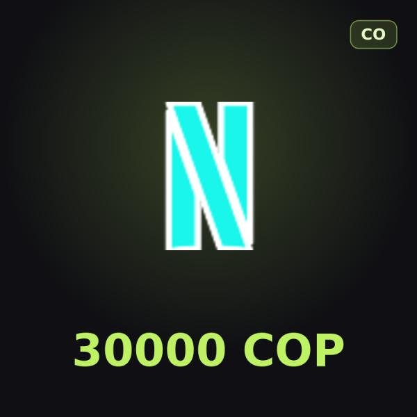 Подарочная карта Netflix 30000 COP (Колумбия)