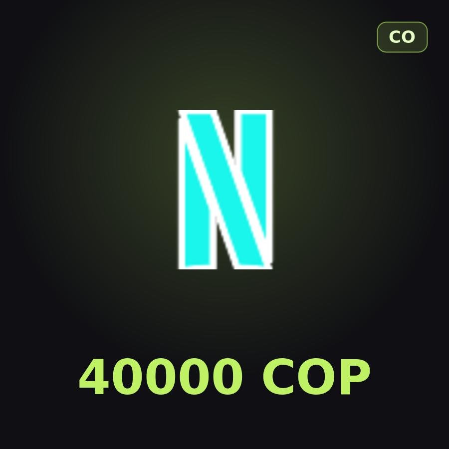 Подарочная карта Netflix 40000 COP (Колумбия)
