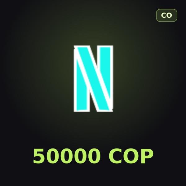 Подарочная карта Netflix 50000 COP (Колумбия)
