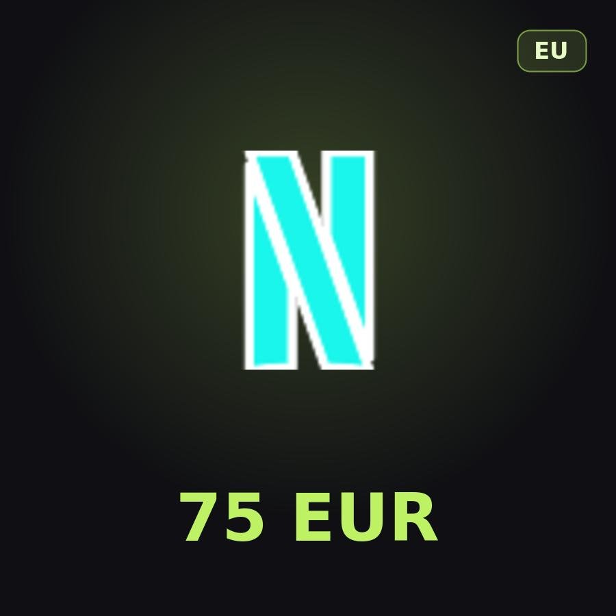Подарочная карта Netflix 75 EUR (Европа)