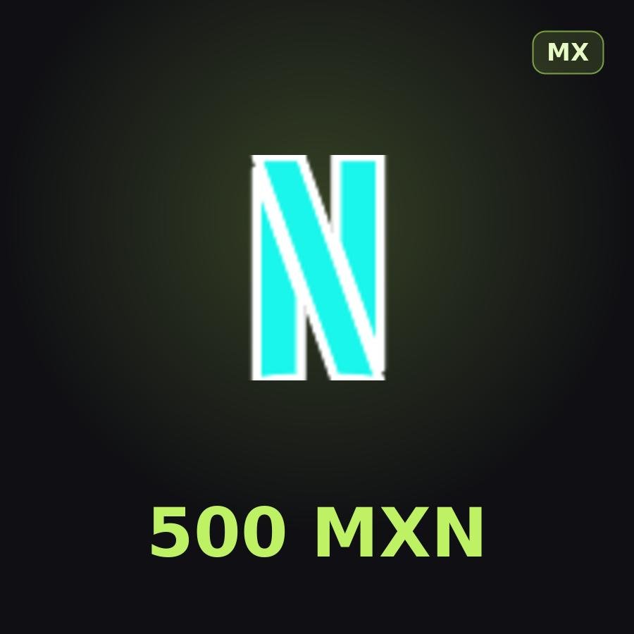 Подарочная карта Netflix 500 MXN (Мексика)