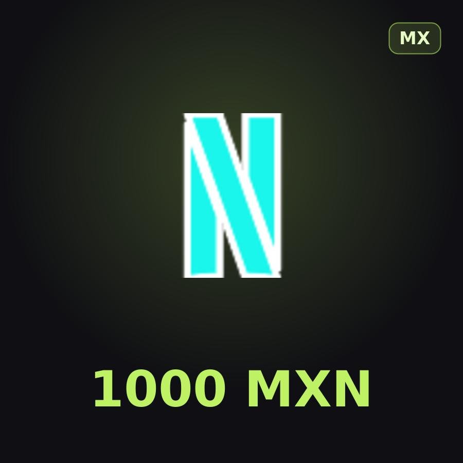 Подарочная карта Netflix 1000 MXN (Мексика)