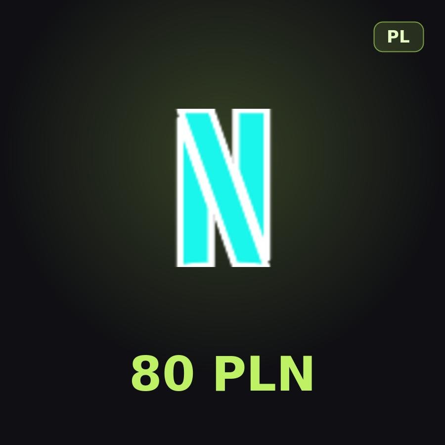 Подарочная карта Netflix 80 PLN (Польша)