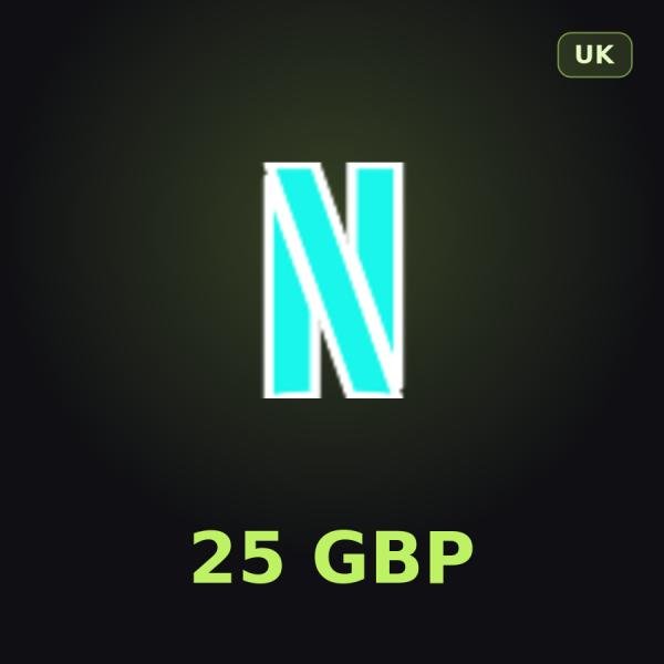 Подарочная карта Netflix 25 GBP (Великобритания)