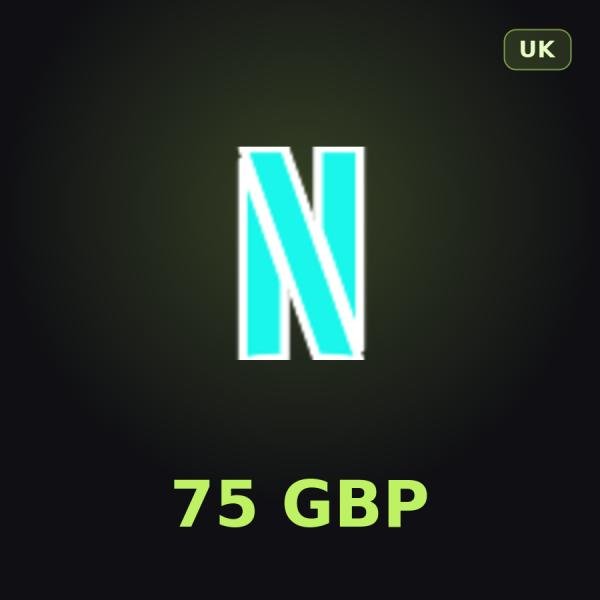 Подарочная карта Netflix 75 GBP (Великобритания)