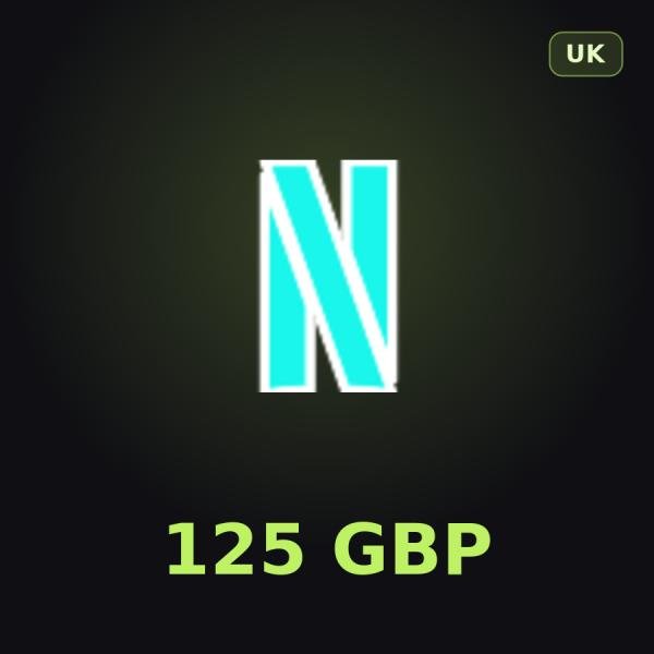 Подарочная карта Netflix 125 GBP (Великобритания)