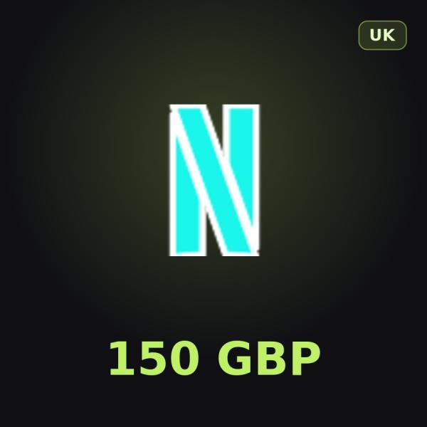 Подарочная карта Netflix 150 GBP (Великобритания)