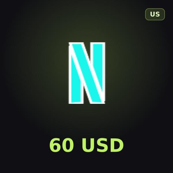 Подарочная карта Netflix 60 USD (США)
