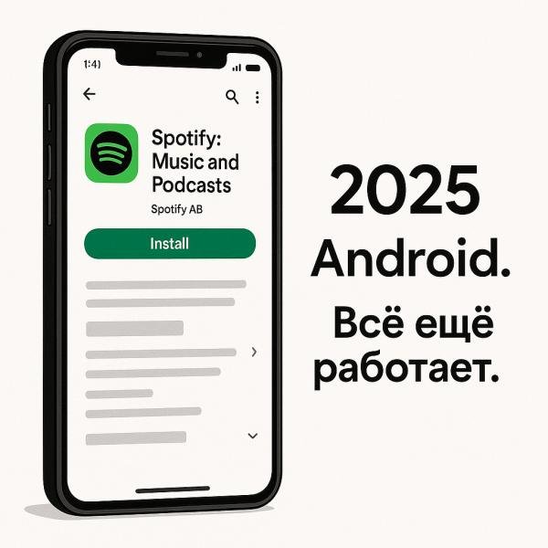 Как скачать Spotify на Android в 2026 году: инструкция для РФ