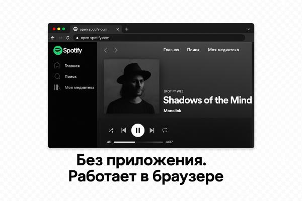 Spotify Web: как слушать музыку в браузере без блокировок