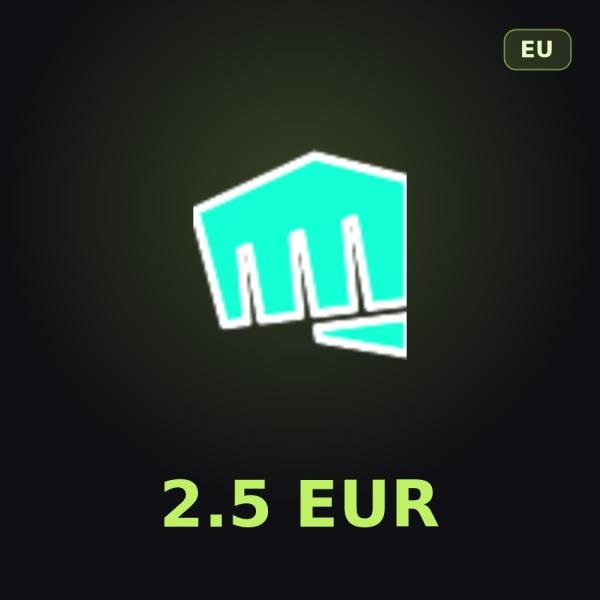 Карта Riot Cash 2.5 EUR (Европа)