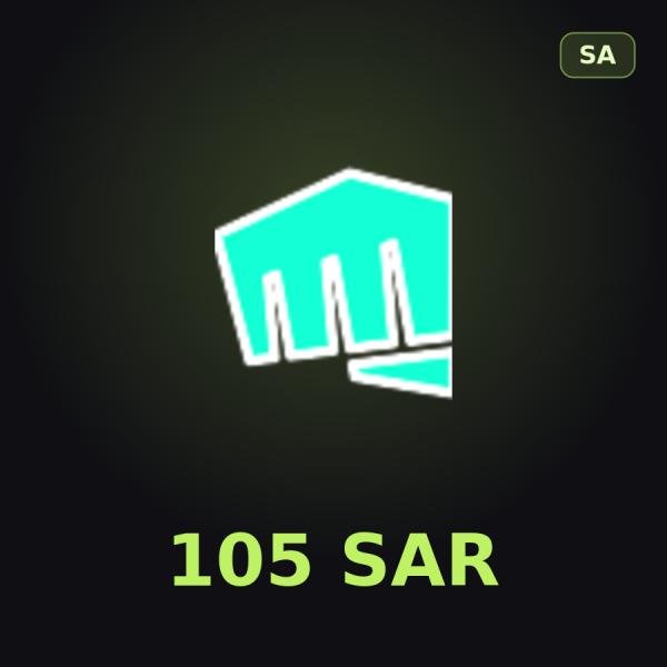 Карта Riot Cash 105 SAR (Саудовская Аравия)