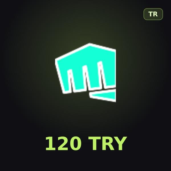 Карта Riot Cash 120 TRY (Турция)