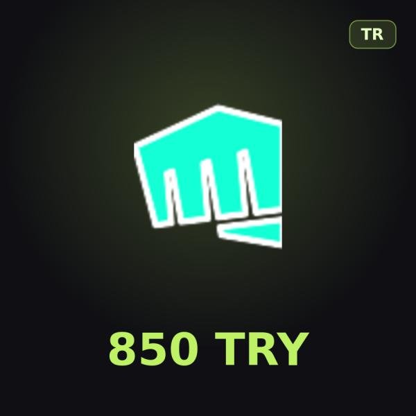 Карта Riot Cash 850 TRY (Турция)