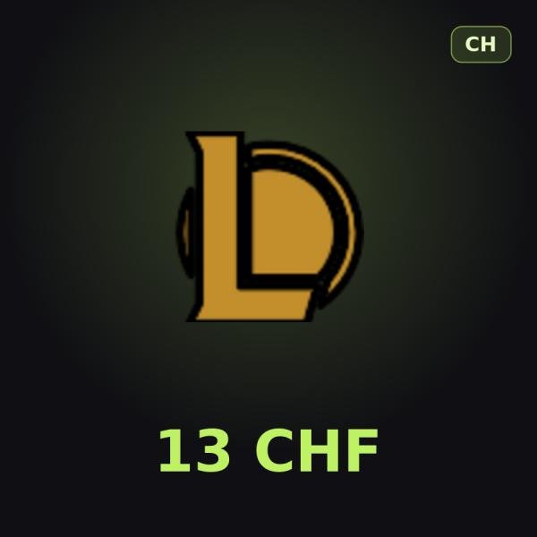 Карта League of Legends 13 CHF (Швейцария)