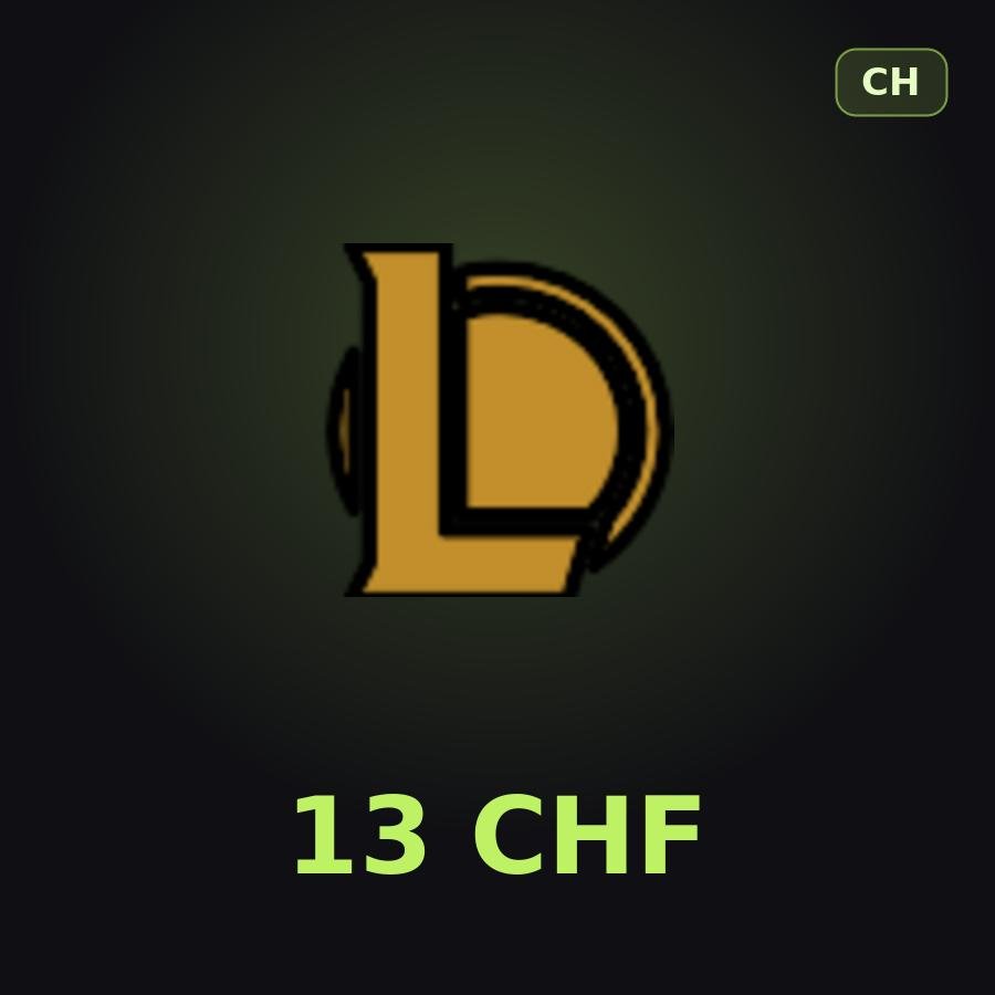 Карта League of Legends 13 CHF (Швейцария)