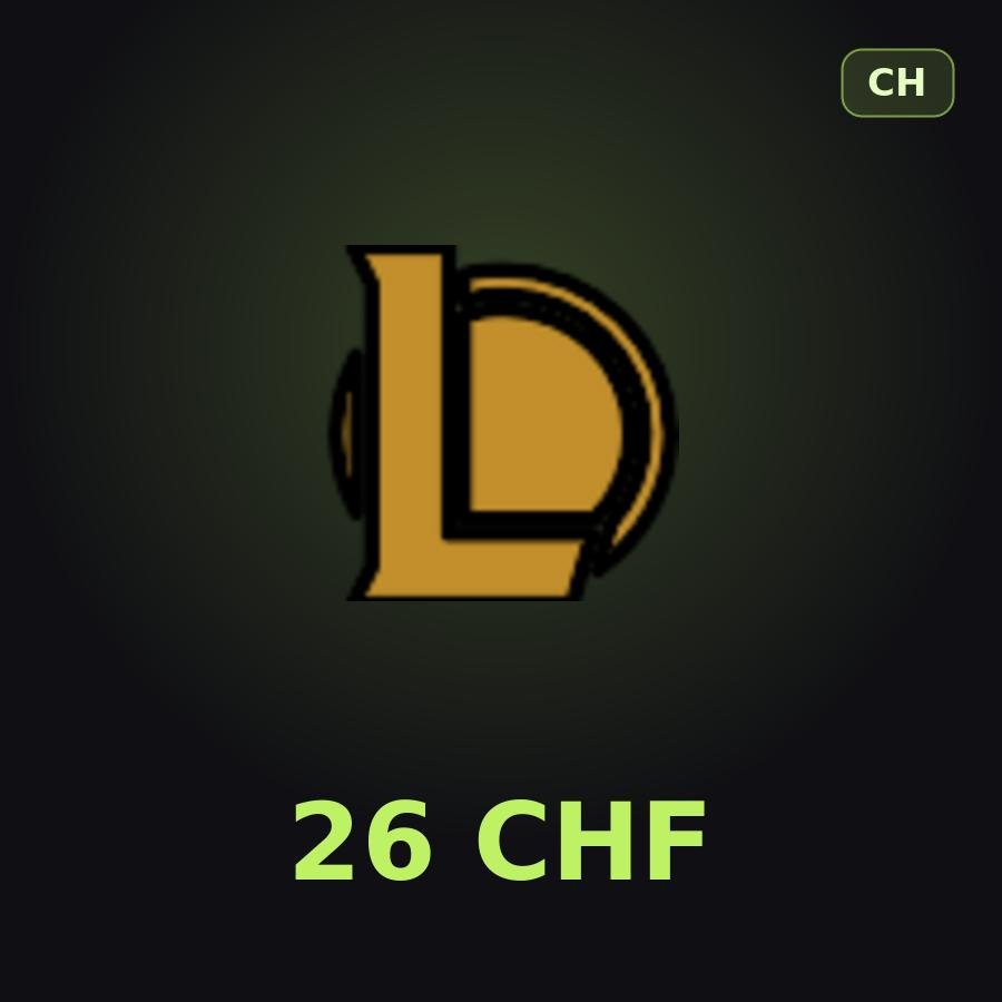 Карта League of Legends 26 CHF (Швейцария)