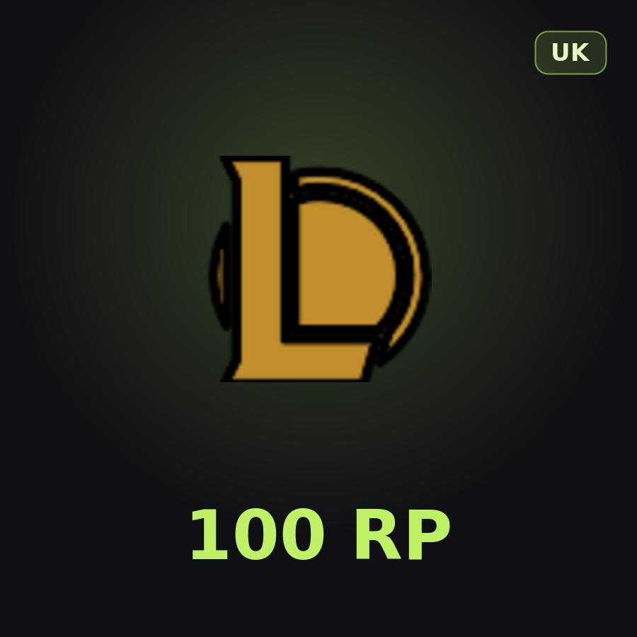 Карта League of Legends 100 RP (Великобритания)