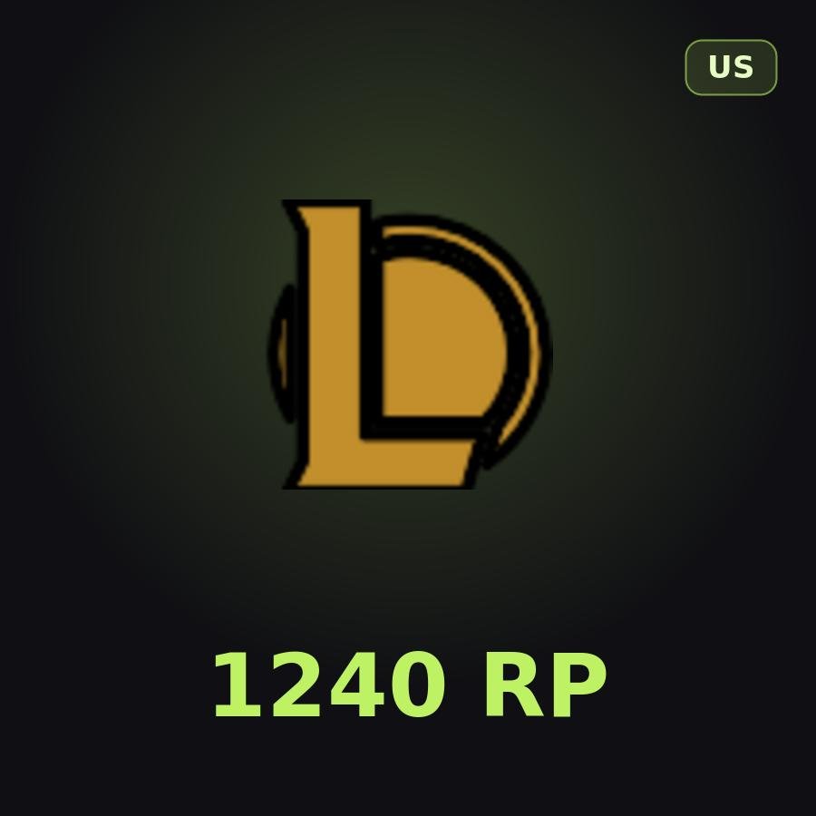Карта League of Legends 1240 RP (США)