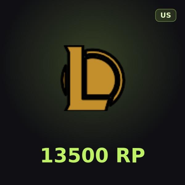 Карта League of Legends 13500 RP (США)