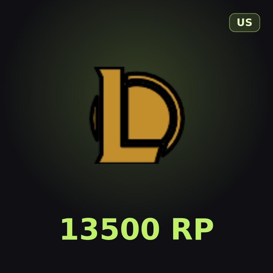 Карта League of Legends 13500 RP (США)