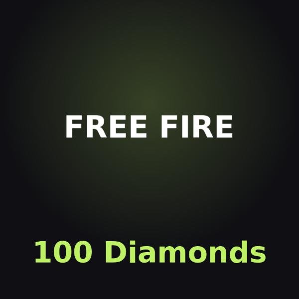 Free Fire: 100 алмазов