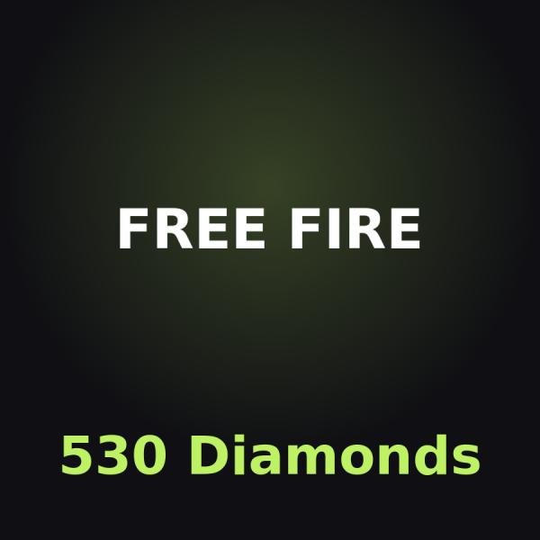 Free Fire: 530 алмазов